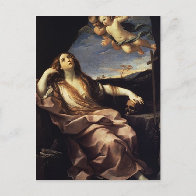 Guido Reni- St. Mary Magdalene Postcard (Front)