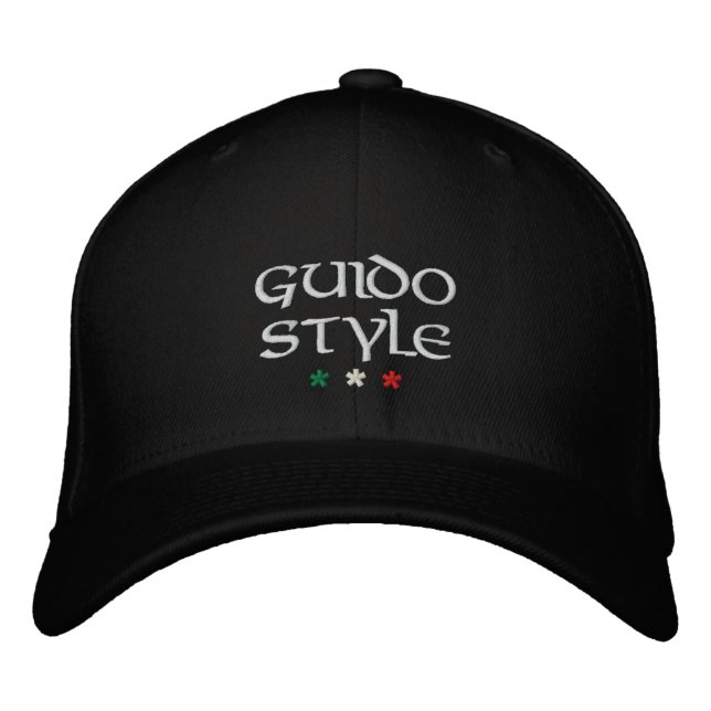 "Guido Style" embroidered cap (Front)