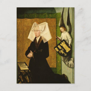 Guigone de Salins, wife of the donor Postcard