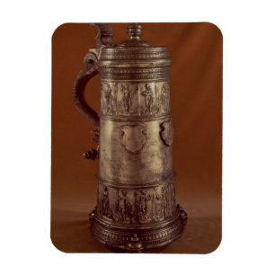 Guild tankard, silvered pewter, 1564 magnet
