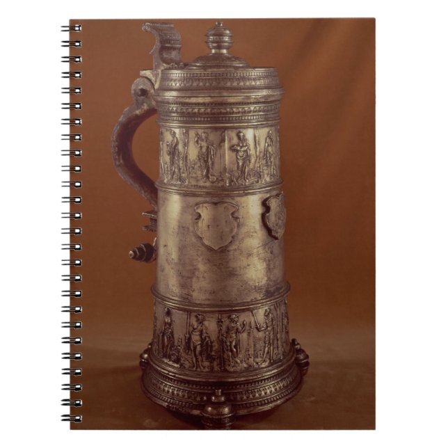 Guild tankard, silvered pewter, 1564 notebook (Front)