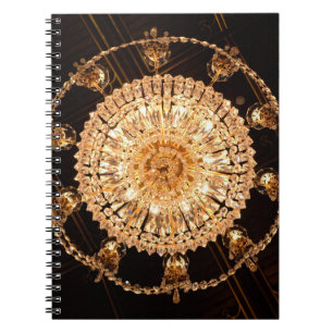 Guildhall Elegance: Antique Chandelier View Notebook