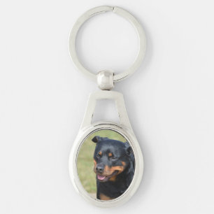 Guileless Rottweiler Key Ring