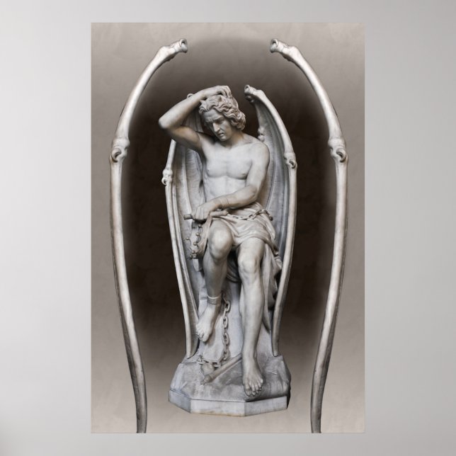 Guillaume Geefs Lucifer CC0286 Poster 36in 91cm (Front)