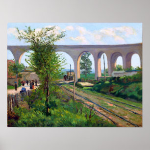 Guillaumin - Arcueil Aqueduct At Sceaux Railroad Poster