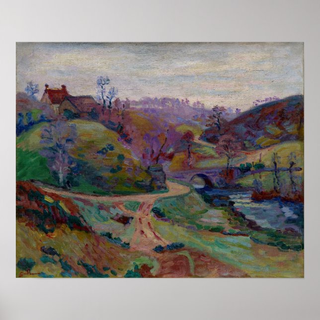 Guillaumin - Crozant Pont Charraud Poster (Front)