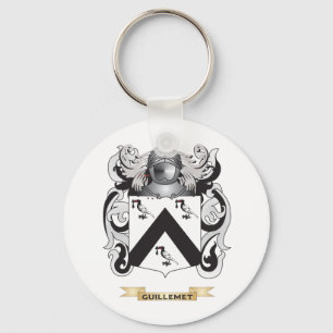 Guillemet Coat of Arms (Family Crest) Key Ring