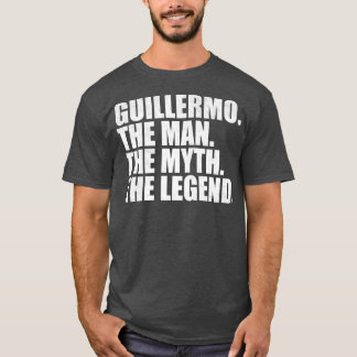 GuillermoGuillermo Name Guillermo given name T-Shirt