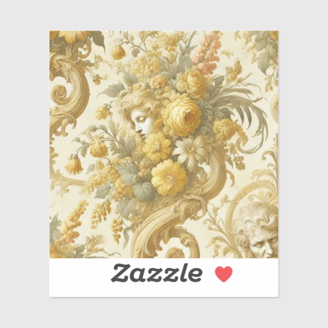 Guilt of Gold – Gothic Baroque Floral  (Sheet)