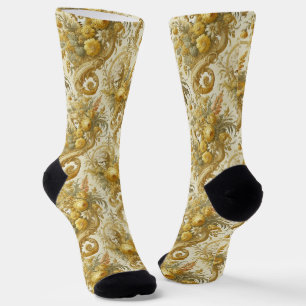 Guilt of Gold – Gothic Victorian Tapestry Socks