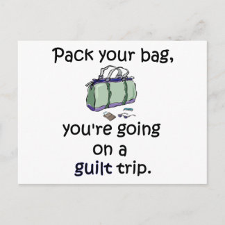 Guilt Trip Postcard