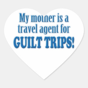 Guilt Trips Heart Sticker