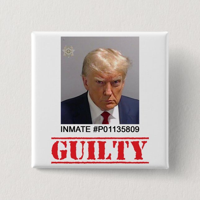Guilty 15 Cm Square Badge (Front)