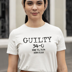 Guilty 34-0 Shirt Coffee Mug