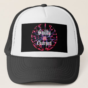 Guilty as Charged Plasma Ball Trucker Hat