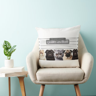 Guilty as Fluff – The Usual Suspects Pillow Design