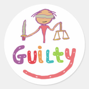 Guilty Classic Round Sticker