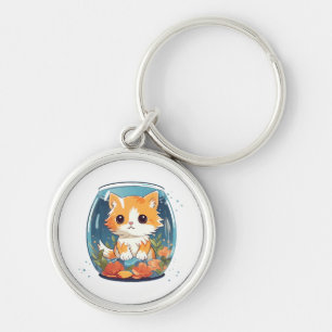 Guilty Kitty Key Ring