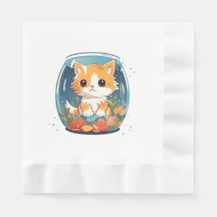 Guilty Kitty Napkin