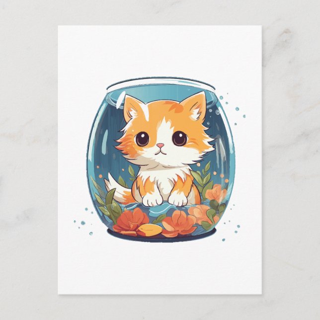 Guilty Kitty Postcard (Front)