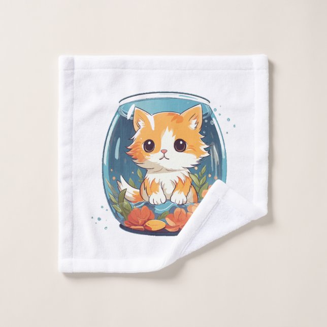 Guilty Kitty Wash Cloth (Wash Cloth)