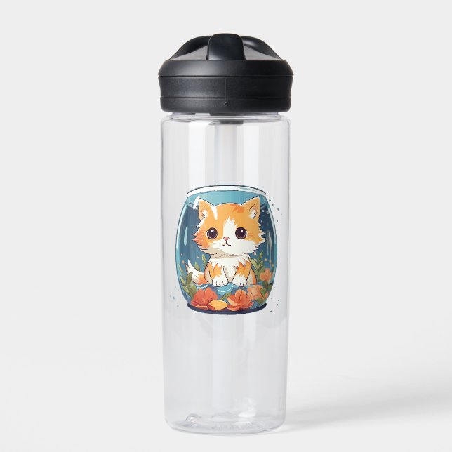 Guilty Kitty Water Bottle (Front)