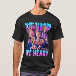 Guilty Of Stealing My Heart Pink Trump Trump Girl  T-Shirt