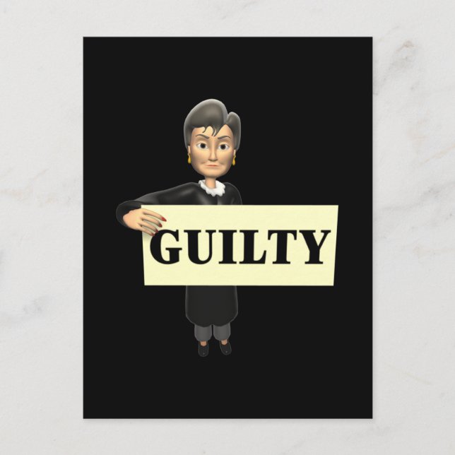 Guilty Postcard (Front)