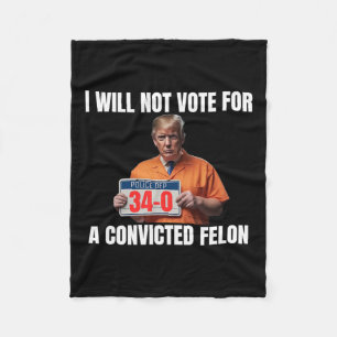 Guilty Trump 2024 Election American Fleece Blanket