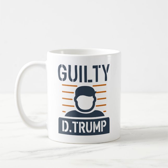 Guilty Trump Coffee Mug (Left)