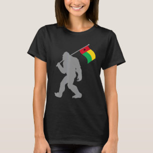 Guiné Bissau Or Guinea Bissau Flag On Guinea Bissa T-Shirt