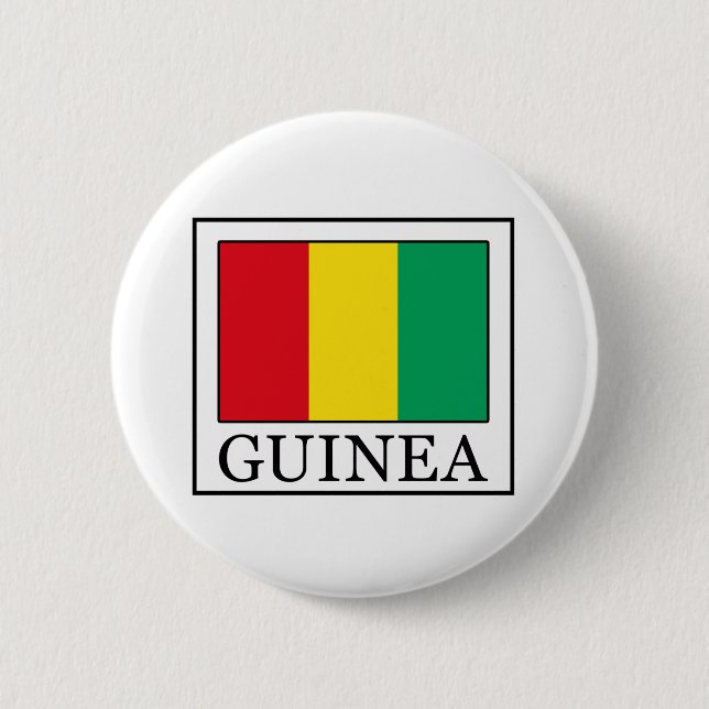 Guinea 6 Cm Round Badge (Front)