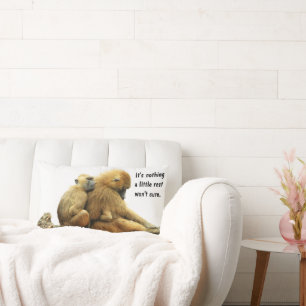 Guinea Baboons Lumbar Cushion