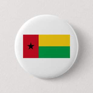 Guinea Bissau Flag 6 Cm Round Badge