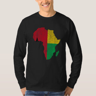 Guinea-Bissau Flag Africa Continent Gift fpr Guine T-Shirt