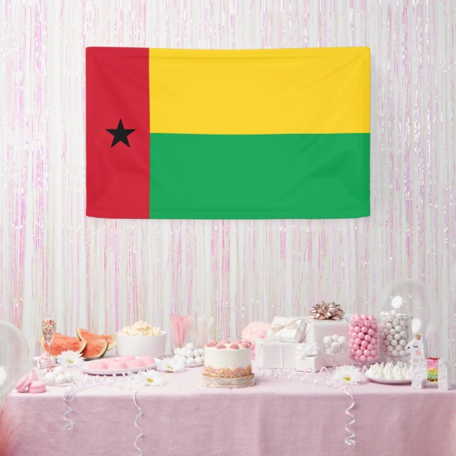 Guinea-Bissau flag Banner (Party)