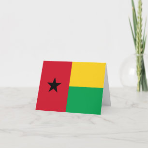 Guinea-Bissau Flag Card