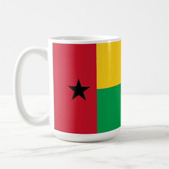 Guinea-Bissau flag Coffee Mug (Left)