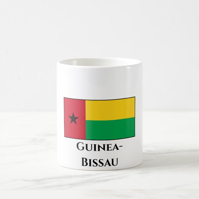 Guinea-Bissau Flag Coffee Mug (Center)
