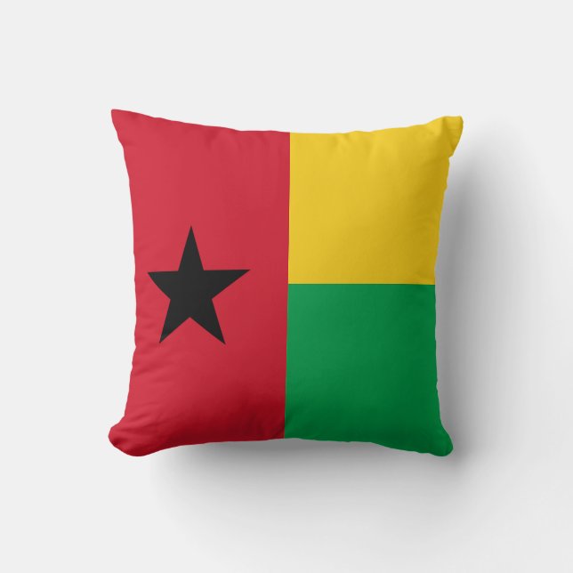 Guinea Bissau Flag Cushion (Front)