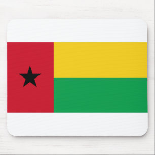 Guinea Bissau Flag Mouse Pad