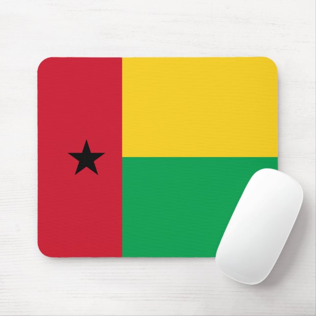 Guinea-Bissau flag Mouse Pad (With Mouse)