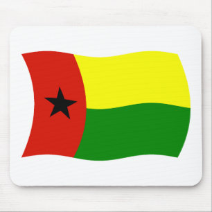 Guinea Bissau Flag Mousepad