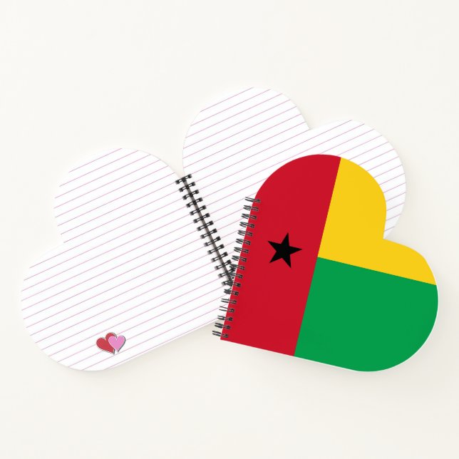 Guinea-Bissau flag Notebook (Inside)