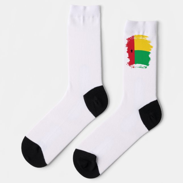 Guinea-Bissau flag Socks (Left)