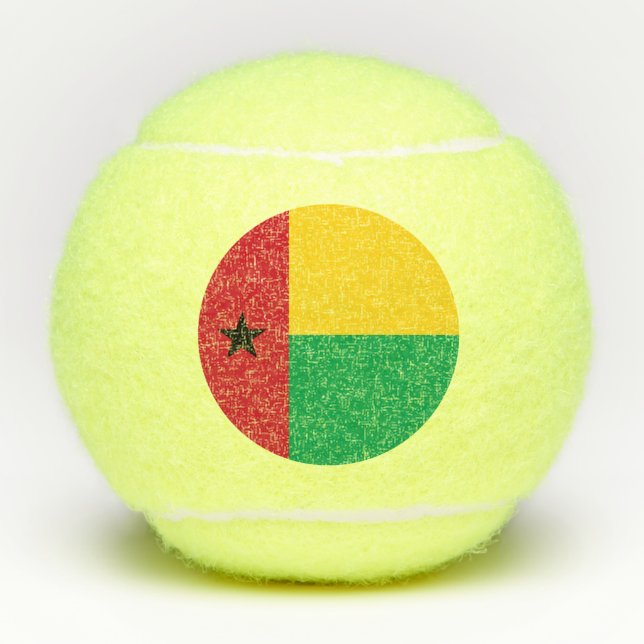 Guinea-Bissau flag Tennis Balls (Front)