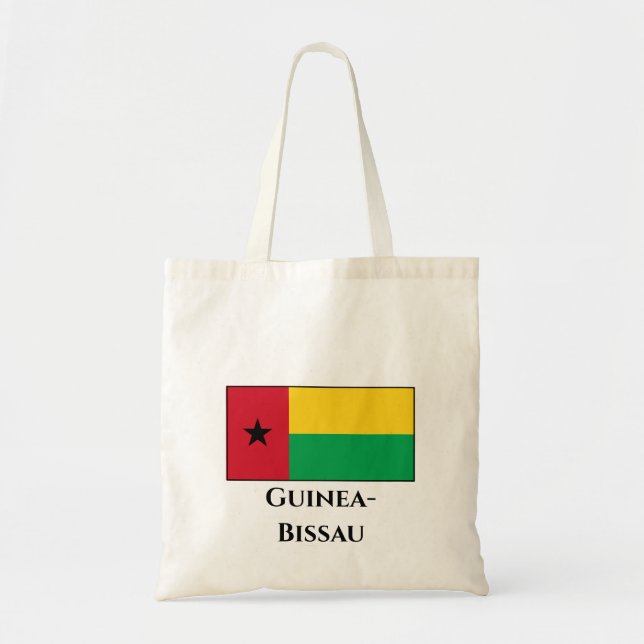 Guinea-Bissau Flag Tote Bag (Front)