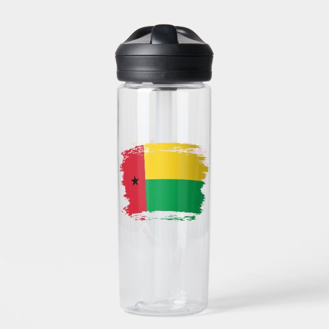 Guinea-Bissau flag Water Bottle (Front)