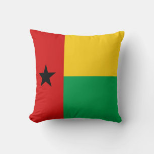 Guinea-Bissau Flag x Flag Pillow