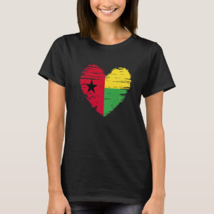Guinea Bissau Heart Guinea Bissau Flag Guinea Biss T-Shirt